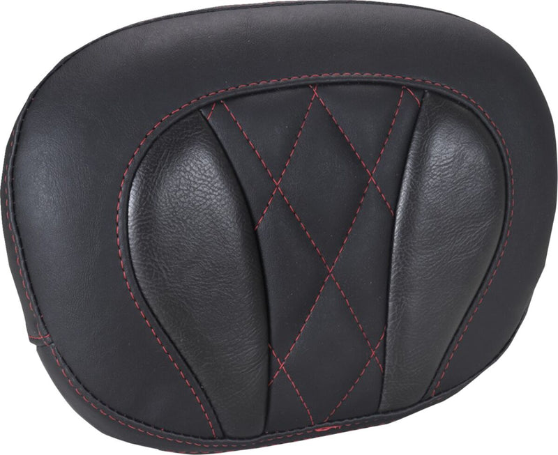 Mustang Deluxe Sissy Bar Pad for 2023-2026 Harley-Davidson Black Red #88450DC