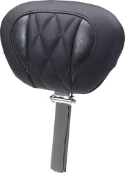 Mustang Deluxe Touring Driver Backrest for 2023-2026 Harley-Davidson Black Removable #89460