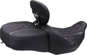Mustang Deluxe Touring Driver Backrest for 2023-2026 Harley-Davidson Black Removable Each
