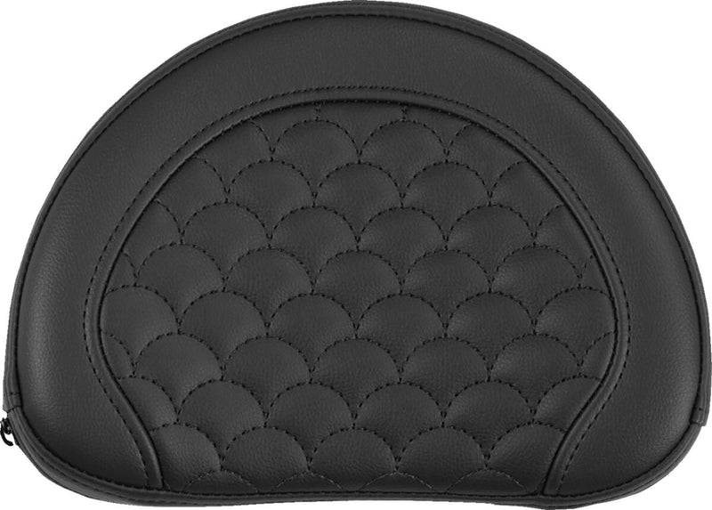 Saddlemen Contoured Sissy Bar Pad Black Half-Moon Saddlehyde™ #051320900