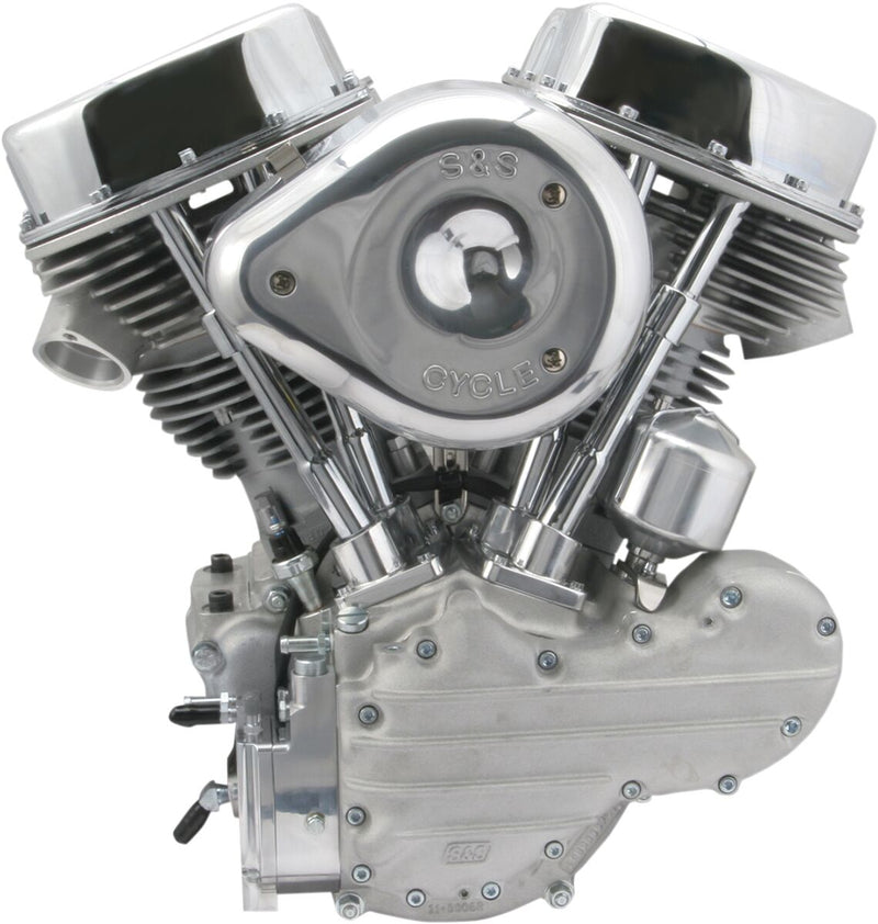 S&S Cycle P-93 Series Engine P-Series Natural Powder Coat Long Block