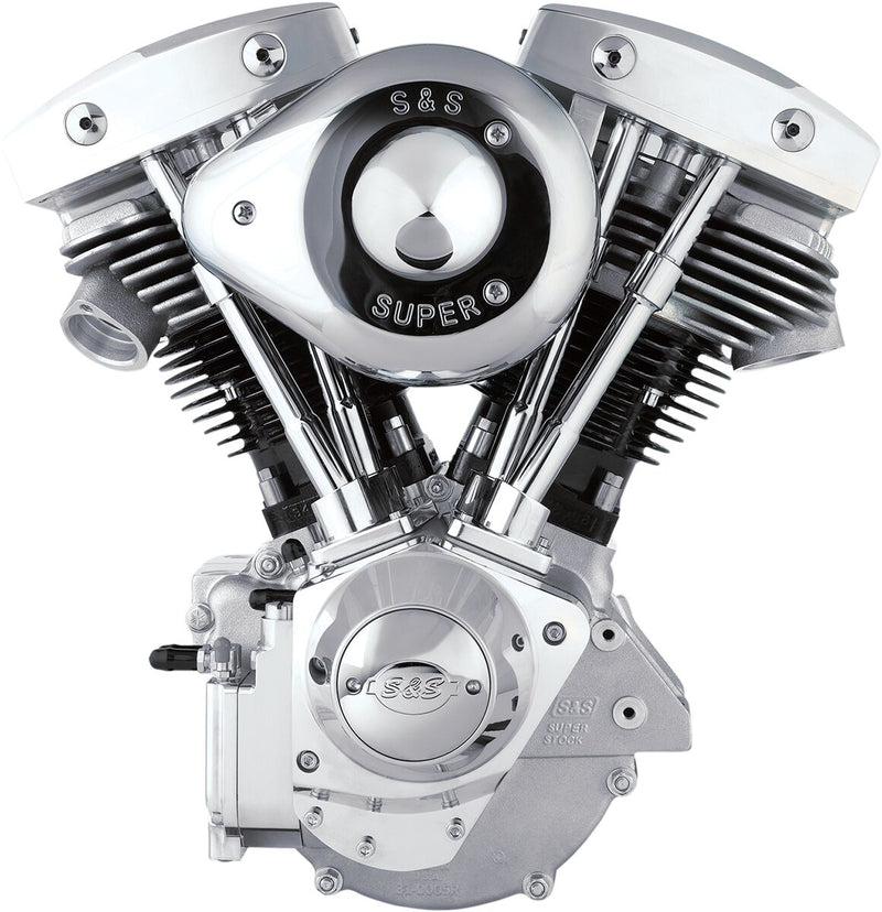 S&S Cycle SH93 Vintage-Style Engine SH-Series Black Natural #31-9905