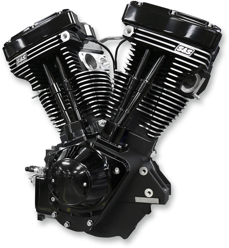 S&S Cycle V111 Long-Block Engine V-Series Black Long Block #310-0829