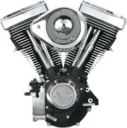S&S Cycle V80 Complete Assembled Engine Wrinkle Black #310-0238