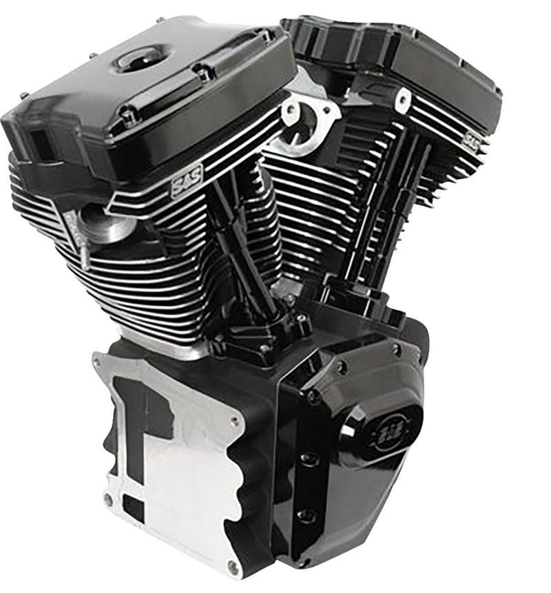 S&S Cycle T143 Long Block Engine T-Series Black