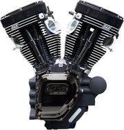 S&S Cycle T143 Long Block Engine T-Series Black #310-0837A