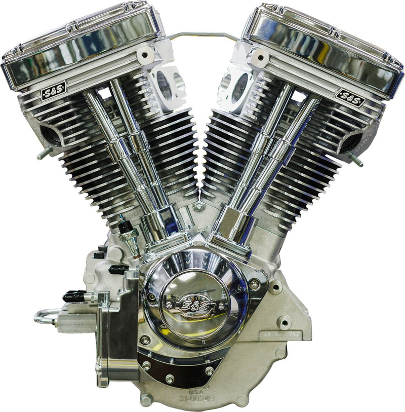 S&S Cycle V111 Long-Block Engine for 1984-1999 Harley-Davidson V-Series Natural Long Block Each