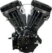 S&S Cycle V124 Long Block Engine for 1984-1999 Harley-Davidson Black