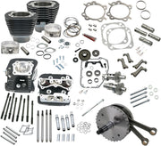 S&S Cycle 124" Hot Set Up® Engine Performance Kit Powder Coated Wrinkle Black Big Bore