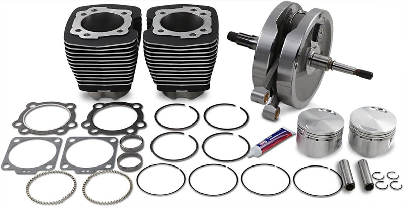 S&S Cycle 96" Sidewinder® Engine Performance Kit Wrinkle Black Big Bore #91-7661