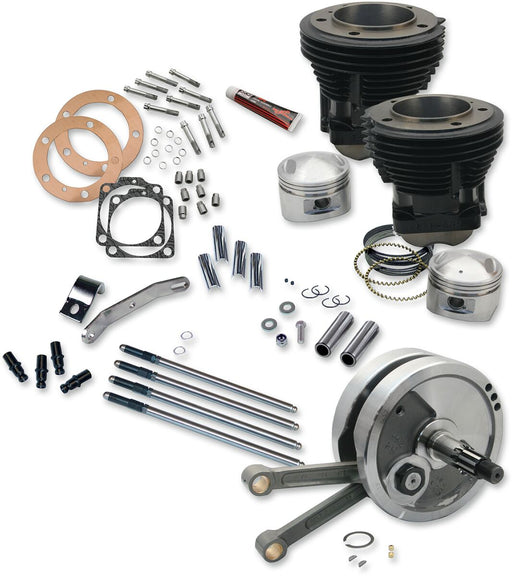 S&S Cycle Sidewinder® Big Bore Stroker Engine Performance Kit Black