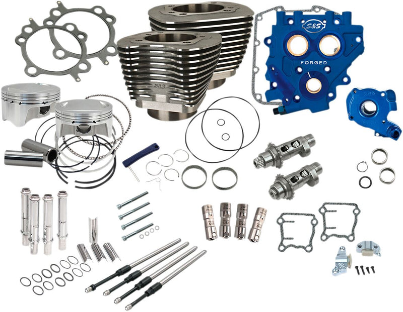 S&S Cycle 110" Power Package Performance Kit Black 585CE Engine