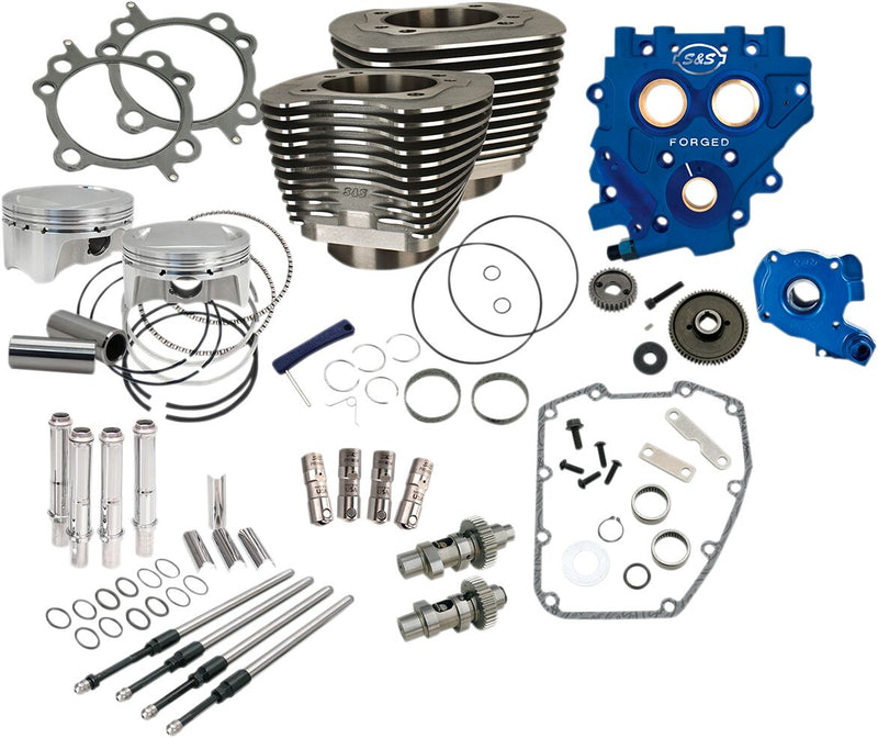 S&S Cycle 110" Power Package Performance Kit Black 585GE Engine