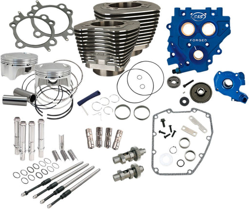 S&S Cycle 110" Power Package Performance Kit Black 585GE Engine