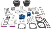 S&S Cycle 132" Power Package Engine Performance Kit for 2017-2026 Harley-Davidson Black Granite HPT496 Series #310-1391