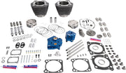 S&S Cycle 132" Power Package Engine Performance Kit for 2017-2026 Harley-Davidson Black Granite HPT496 Series