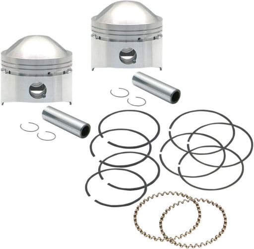 S&S Cycle Piston Kit 80" Stock Big Twin Low Compression