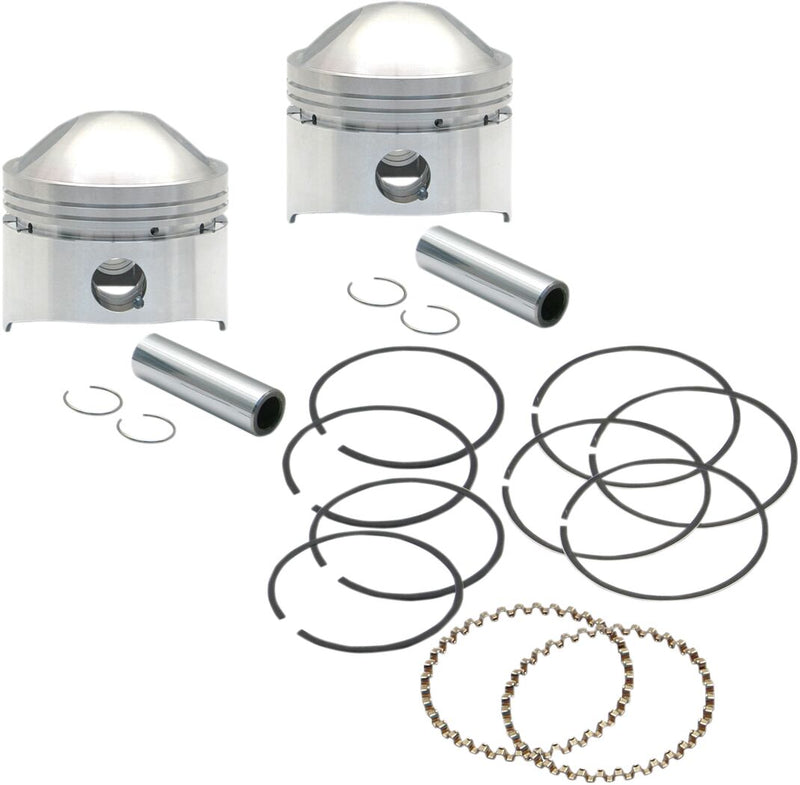S&S Cycle Piston Kit 80" Stock Big Twin Low Compression #106-5514