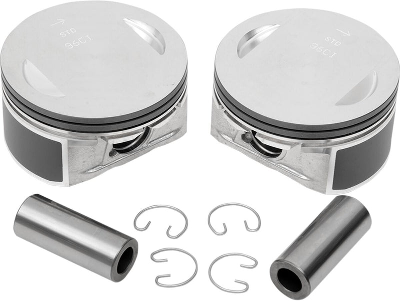 Drag Specialties Replacement Piston - Kit for Harley-Davidson Touring, Softail & Dyna 2007-2013