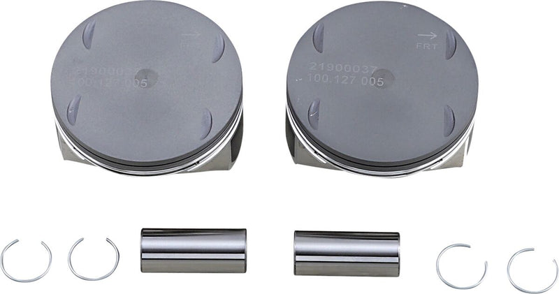 Drag Specialties Piston Kit - Pistons 107".005 M8 for Harley-Davidson Touring, Softail & Trike 2017-2024