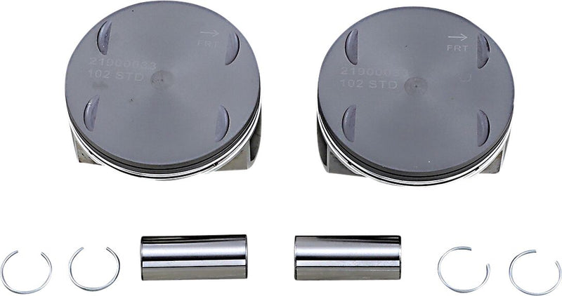 Drag Specialties Piston Kit Fits Harley-Davidson Dyna, Softail, Touring, Trike Models 2017-2024