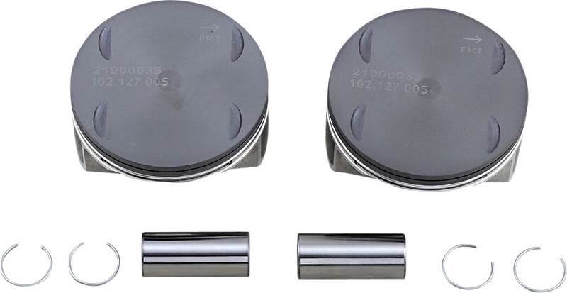 Drag Specialties Piston Kit Fits Harley-Davidson Dyna, Softail, Touring, Trike Models 2017-2024