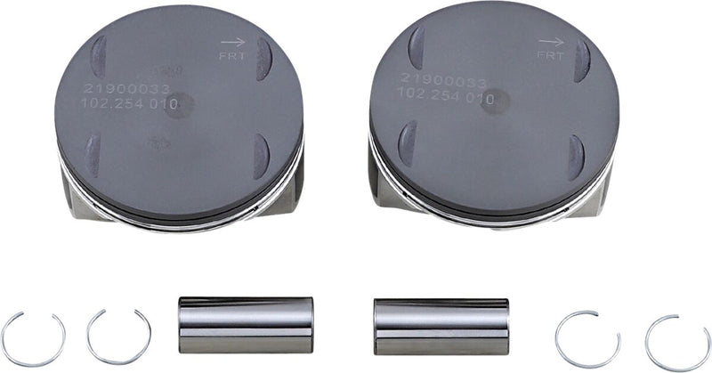 Drag Specialties Piston Kit Fits Harley-Davidson Dyna, Softail, Touring, Trike Models 2017-2024