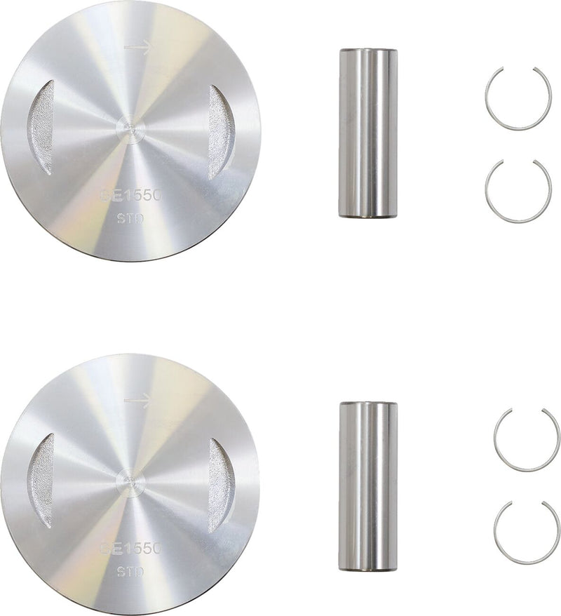 Drag Specialties Replacement Piston Kit - Pistons 95"tc 9.4:1 STD for Harley-Davidson Touring & Softail 2000-2005