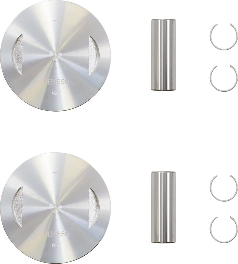 Drag Specialties Replacement Piston Kit - Pistons 95"tc 9.4:1 .020 for Harley-Davidson Touring & Softail 2000-2005