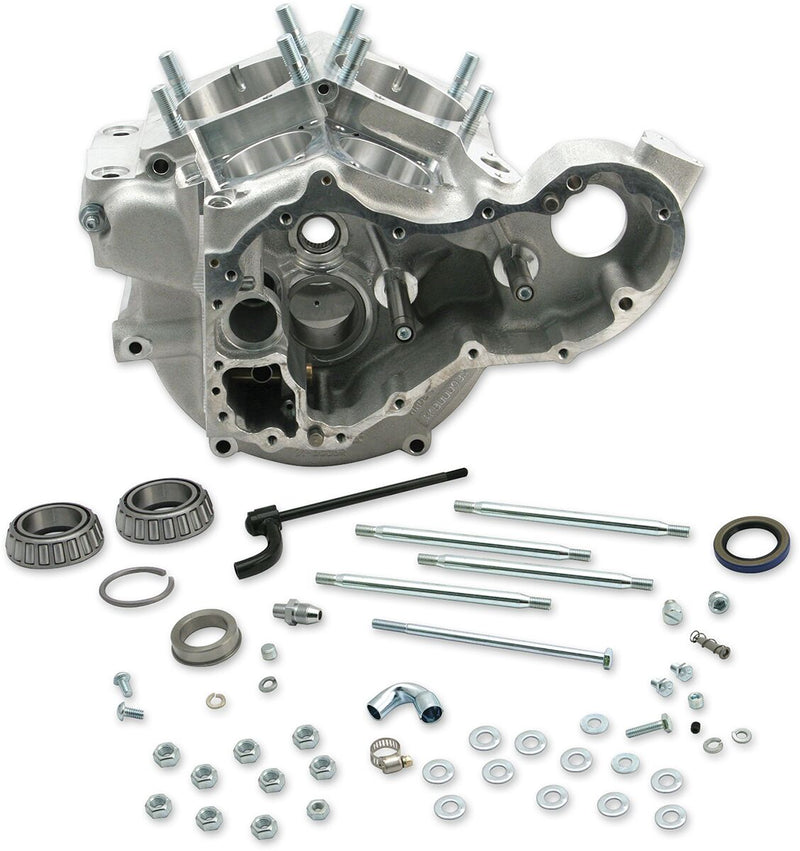 S&S Cycle Super Stock® Generator Engine Case Natural A356 T-6 Aluminium Alloy Kit