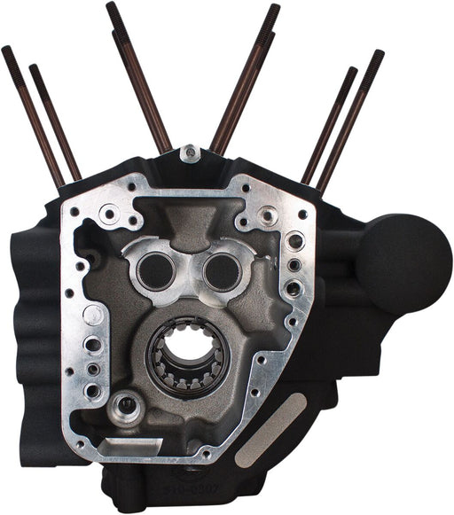 S&S Cycle Engine Case Super Stock® T2 Powder-Coated Wrinkle Black 356 T-6 Aluminium