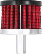 K & N Crankcase Vent Filters Black Chrome #62-1010