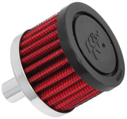 K & N Crankcase Vent Filters Black Chrome #62-1010