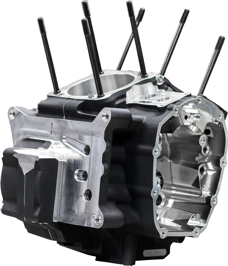 S&S Cycle M8 Softail Crankcase for 2018-2025 Harley-Davidson MK-Series Matte Black #310-1326