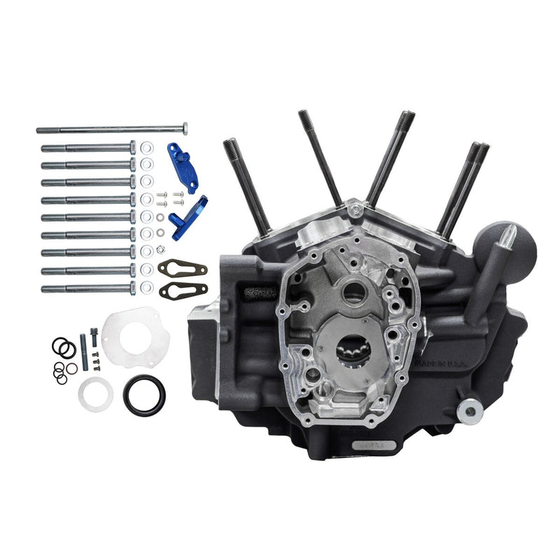 S&S Cycle Crankcase MK-Series 4-1/2" for 2018-2025 Harley-Davidson Black Kit