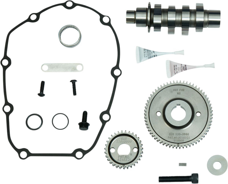 S&S Cycle 590G Gear Drive Camshaft Kit Big Bore Max HP Raw #330-0732