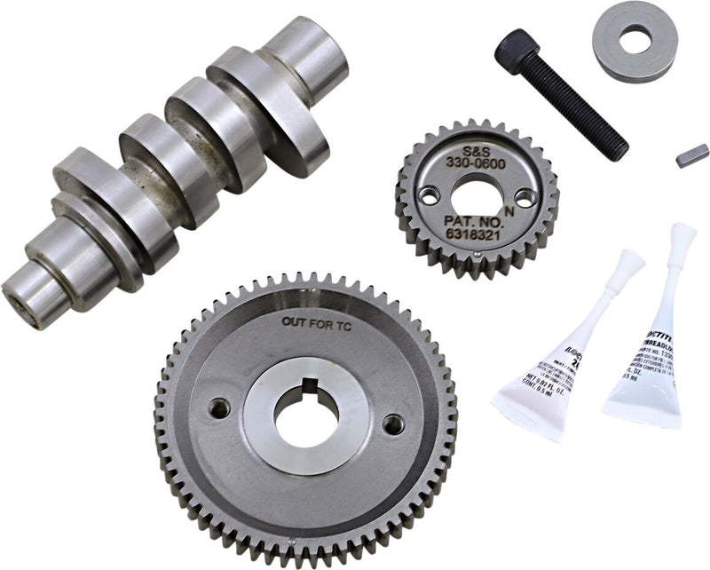 S&S Cycle 590G Gear Drive Camshaft Kit Big Bore Max HP Raw #330-0732