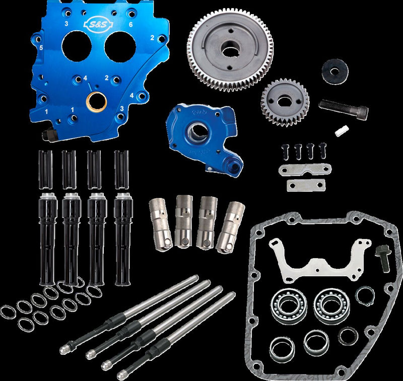 S&S Cycle Cam Chest Kit without Cams for Gear Drive Twin Cam for 1999-2006 Harley-Davidson Camchest Kit Black #310-1266