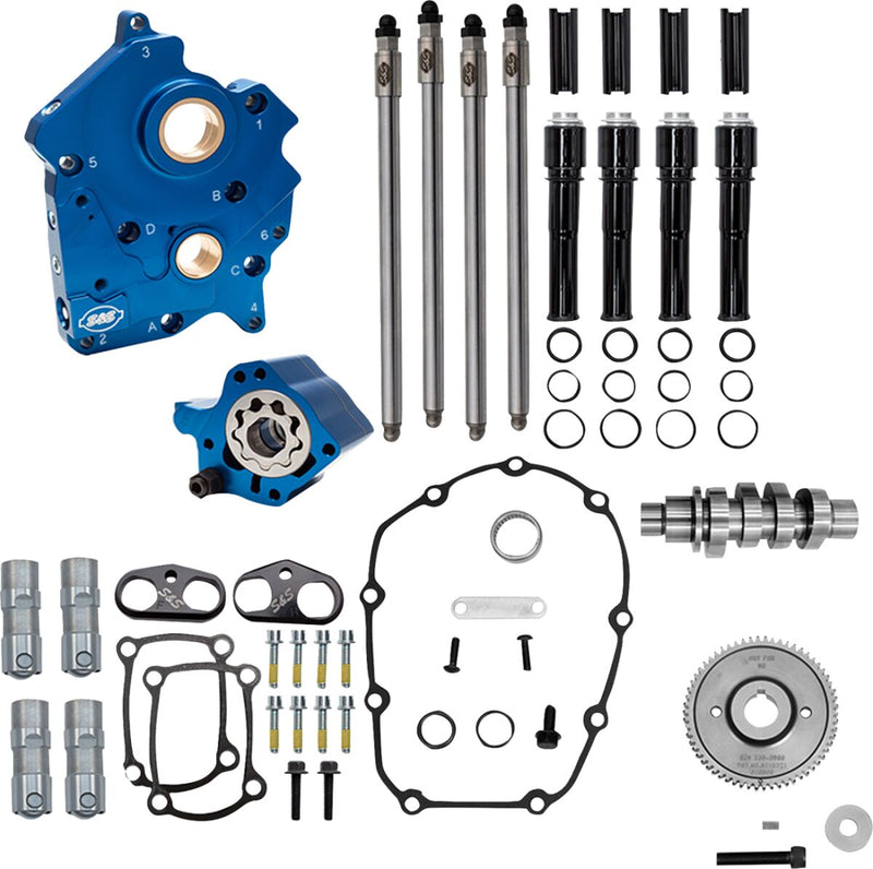S&S Cycle Cam Chest Kit with 496 Cam for 2017-2025 Harley-Davidson Camchest Kit Gear