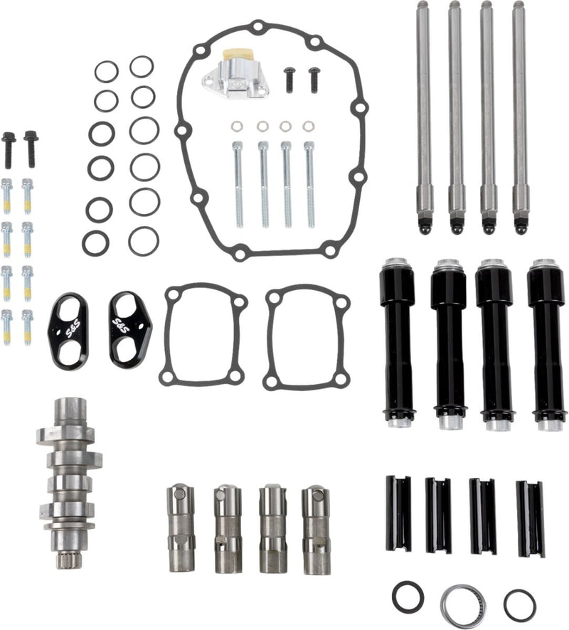S&S Cycle 496 Camshaft Kit with Pushrod Tubes for 2017-2025 Harley-Davidson Chain Drive #310-1410