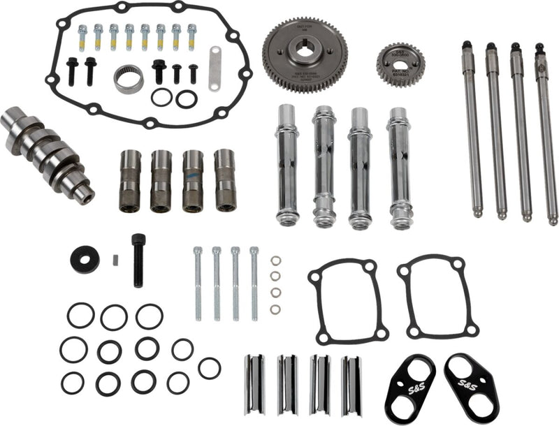 S&S Cycle 496 Camshaft Kit with Pushrod Tubes for 2017-2025 Harley-Davidson Gear Drive #310-1413