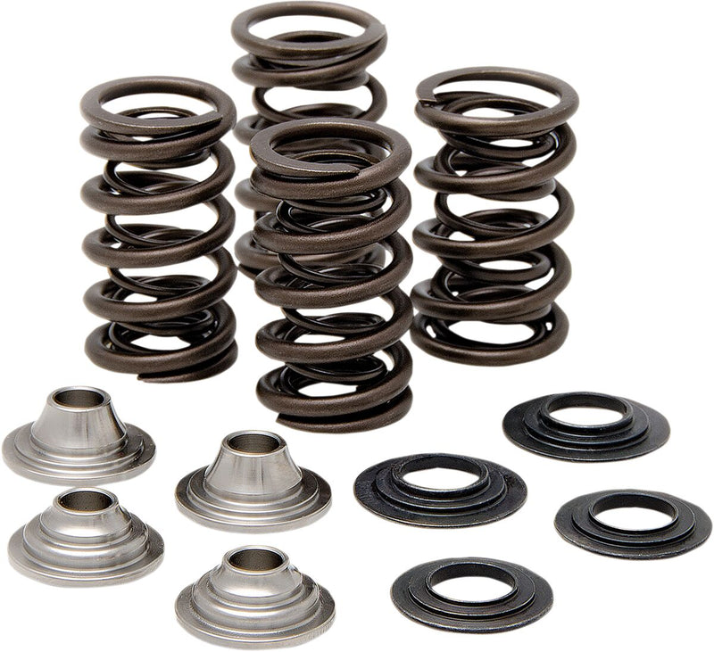 Kibblewhite Valve Spring Kit for 2009-2015 KAWASAKI KX 450 F Lightweight High-Lift Racing Chrome-Silicon #40-40660