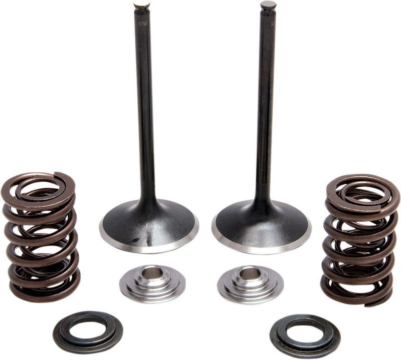 Kibblewhite Intake Stainless Conversion Valve and Spring Kit for 2005-2018 HONDA CRF 450 X Black Diamond™ Stainless #30-31230