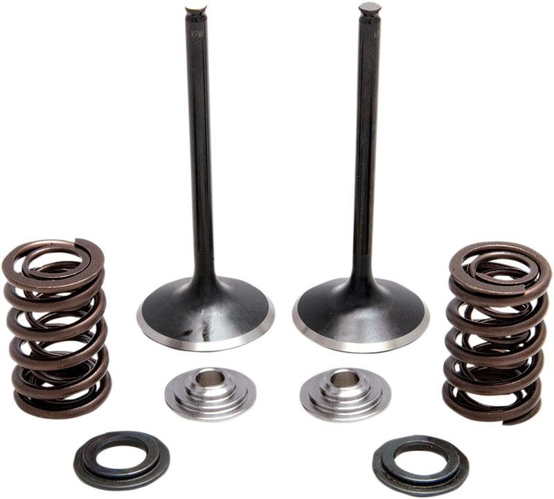 Kibblewhite Intake Stainless Conversion Valve and Spring Kit for 2004-2005 HONDA TRX 450 R Black Diamond™ Stainless #30-33200