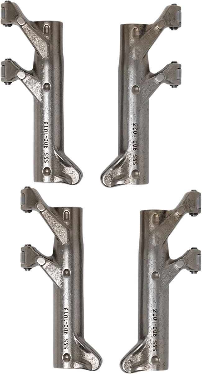 S&S Cycle Roller Rocker Arms Forged Front Rear 8620 Steel Set of 4 #900-1084