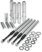 S&S Cycle Quickee Pushrod Kit with Chrome Covers Chromoly Steel