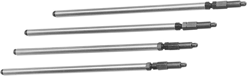 S&S Cycle Adjustable Pushrods Pushrod Set Chromoly Steel Set of 4 #930-0051