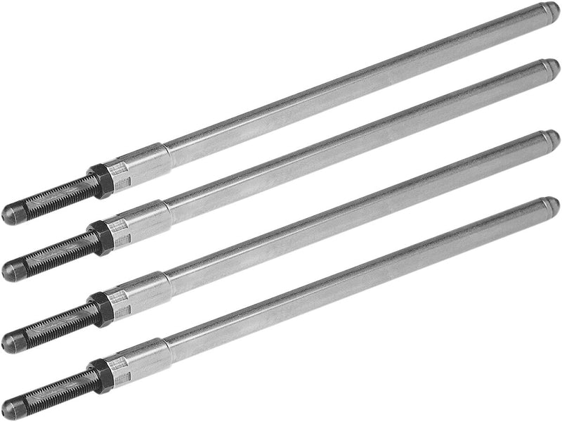 S&S Cycle "Time Saver" Chromoly Adjustable Pushrods Pushrod Kit Chromoly Steel 4 Pack
