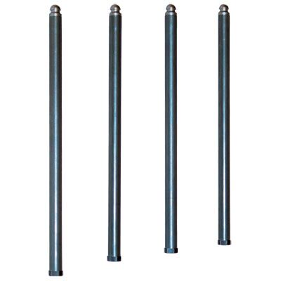 S&S Cycle Pushrod Kit Adjustable for 1966–'84 Big Twin with Solid Lifter Adapters Pushrod Set Steel Set of 4 #93-5067