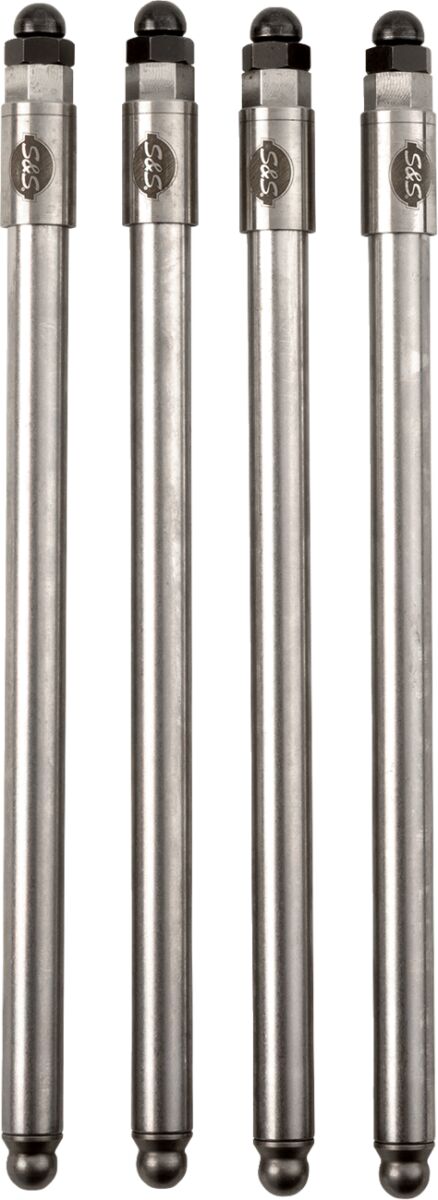 S&S Cycle Quickee Pushrods for 2019-2025 Harley-Davidson Pushrod Set Adjustable Chromoly Steel Set of 4 #930-0165